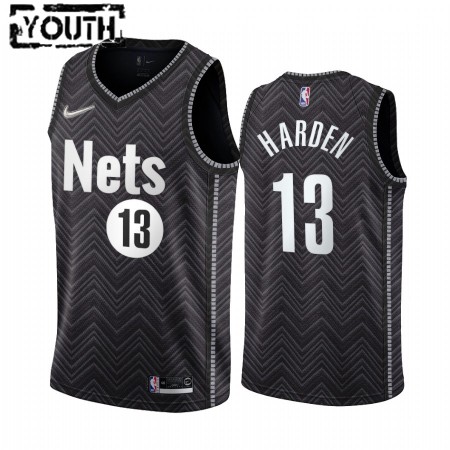 Kinder NBA Brooklyn Nets Trikot James Harden 13 2020-21 Earned Edition Swingman